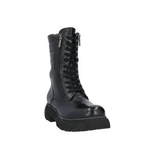 Calpierre Black Leather Combat Boots US 7 & 8